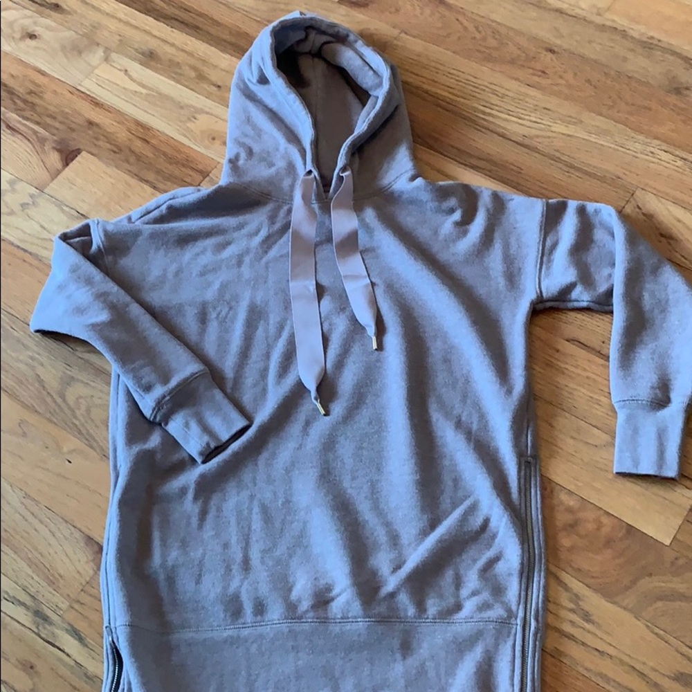 Taupe Hooded Sweatshirt